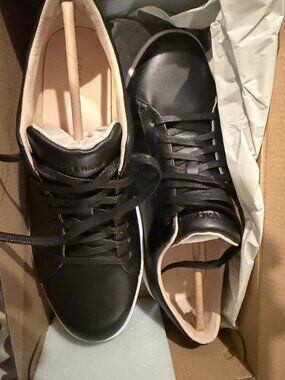 Cole Haan Grand Crosscourt II Women's Black Leather Sneakers Size 10 NWB